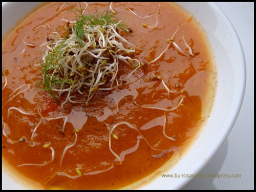 Supa-crema de fennel cu morcovi